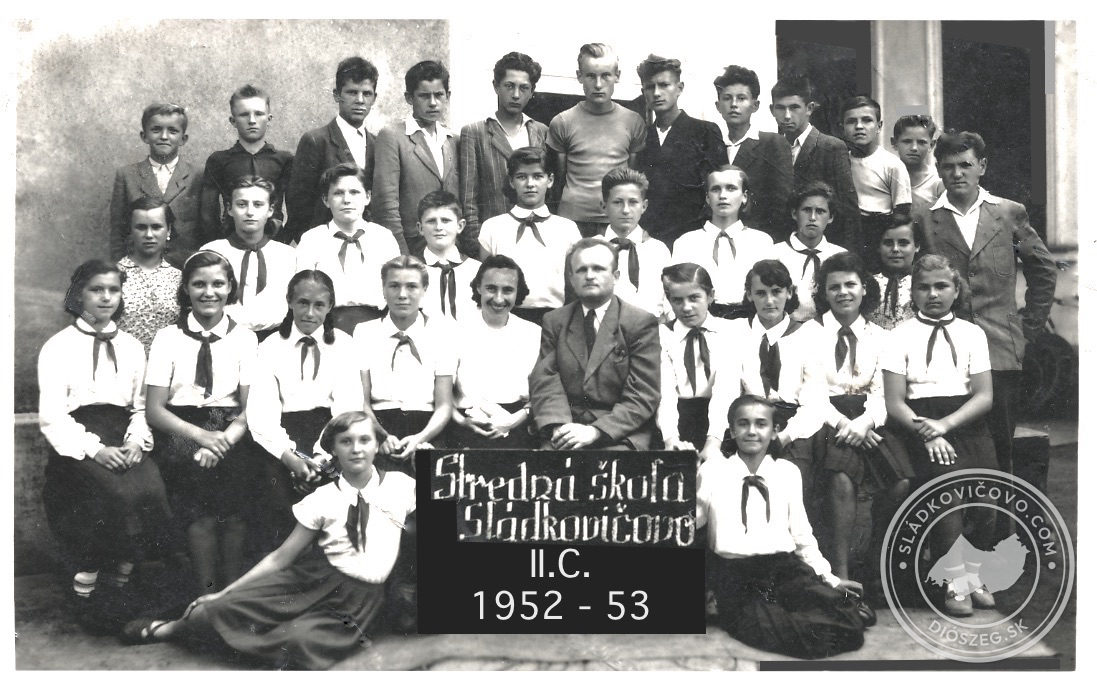 Stredná škola 1952-53 II.C